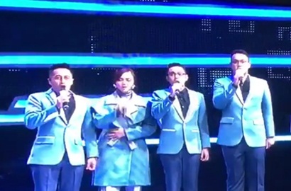 Bikin Syok, Rina Nose Pede Tampil Perdana Tanpa Hijab di 'D'Academy Asia 3'
