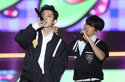 Tinggi Badan Beda Jauh, Begini Jadinya Saat Baekhyun Pakai Jaket Chanyeol