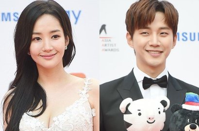 Cantik Memukau, Park Min Young Temani Junho 2PM Sabet Trofi Ini di AAA 2017