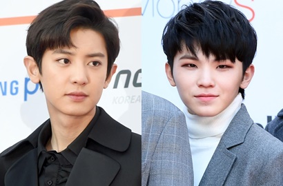 Bertemu di AAA, Fans Heboh Chanyeol Peluk Woozi Seventeen