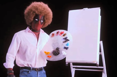 Bikin Tak Sabar, Deadpool Malah Asyik Melukis Ala Bob Ross di Teaser 'Deadpool 2'