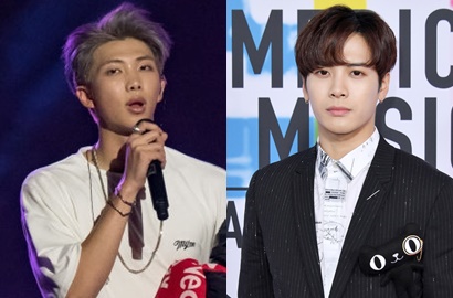 Teman Dekat, Fans Girang Jackson Pamer Foto Ketemu RM BTS di AMA 2017