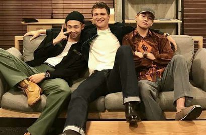 Ansel Elgort Pamer Foto Bareng BTS dan Pacar, Jungkook-Jackson GOT7 Bikin Salah Fokus