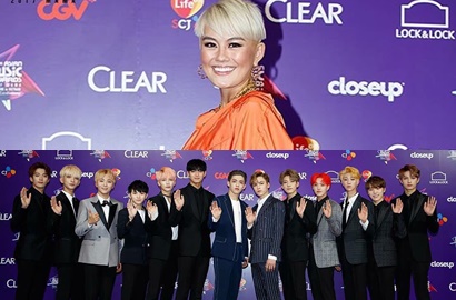 Foto Bareng Seventeen Usai Acara MAMA Vietnam, Netter Baper Sama Agnes Monica