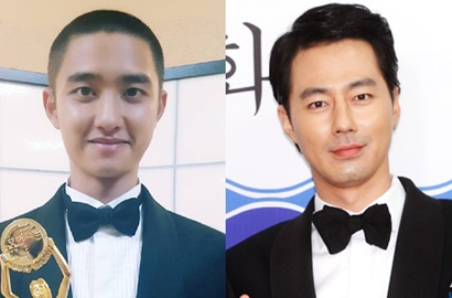 Rangkulan Akrab, Jo In Sung-D.O. Bak Kakak-Adik di Blue Dragon Film Awards