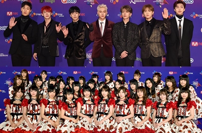 Monsta X Buka-Bukaan, IOI-AKB48 Kolaborasi di MAMA Jepang Tak Kalah Gempar