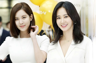 Jadi Model Iklan Bareng, Cantiknya Yuri dan Seohyun Bertemu di Acara Ini