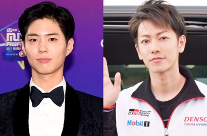 Hadiri MAMA, Park Bo Gum Bikin Geger Pose Bareng Aktor Takeru Satoh