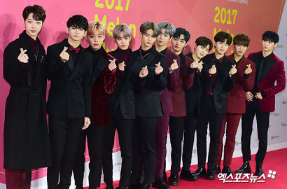 Galau di 'Beautiful', Wanna One 'Bakar' Panggung MMA 2017 dengan 'Burn It Up'