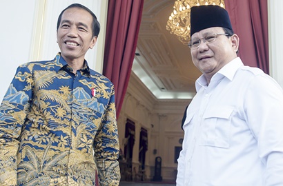 Survei Indo Barometer Soal Pilpres 2019, Elektabilitas Jokowi Tertinggi Disusul Prabowo