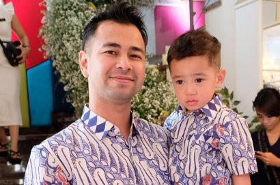 Raffi Ahmad Berubah Jadi Banci, Ekspresi Rafathar Saat Digendong Bikin Ngakak