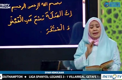 Salah Tulis Ayat Alquran, Program Dakwah Metro TV Ini Diprotes Netter