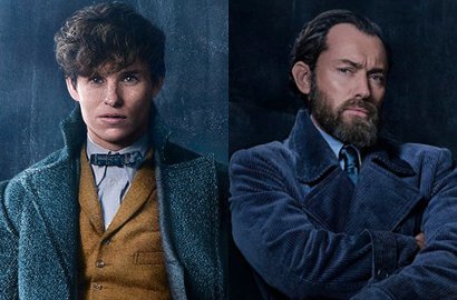 Rilis Foto, Newt Scamander-Dumbledore Ngobrol Akrab di 'Fantastic Beasts 2'