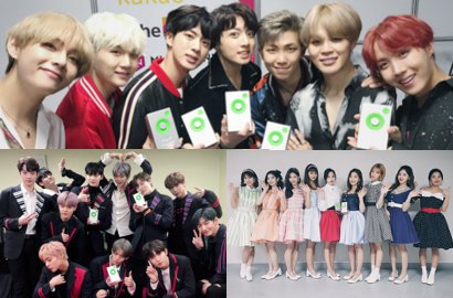 Ada Wanna One-Twice Cs, BTS Disebut Idol Grup Terpopuler Paruh Kedua 2017