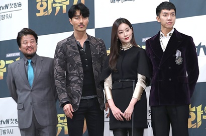 Bareng Oh Yeon Seo cs, Lee Seung Gi Ganteng Banget di Preskon 'Hwayuki'