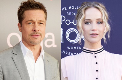 Putus dari Sutradara 'Black Swan', Jennifer Lawrence Kencani Brad Pitt?