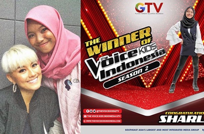 Sharla Pelantun Selawat Menang 'The Voice Kids 2', Ini Pesan Coach Agnez Mo