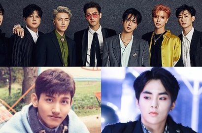 Ada Ryeowook, SuJu Pose Bareng Changmin dan Xiumin di Backstage Konser 'SS7'