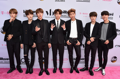 Simak Gugupnya BTS yang Ketemu Banyak Selebriti di Video Behind the Scene AMA Ini