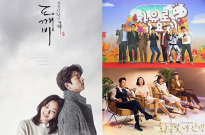 'Goblin', 'Infinity Challenge' Hingga 'My Golden Life' Program TV Paling Top di 2017