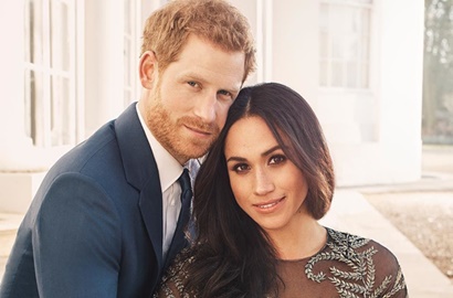 Pamer Kemesraan, Pangeran Harry-Meghan Markle Pelukan di Foto Pertunangan