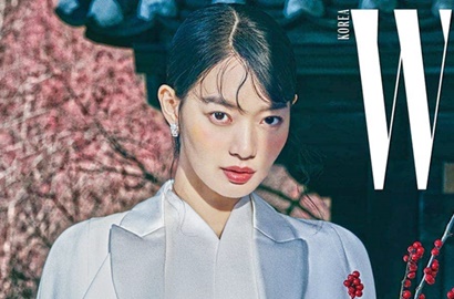 Sambut Tahun Baru, Cantiknya Shin Min A Tampil Elegan di Pemotretan