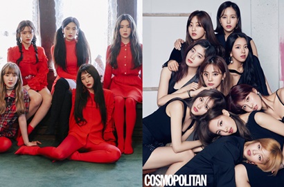 Adu Cantik, Intip Penampilan Twice-Red Velvet cs di Red Carpet Gayo Daejun