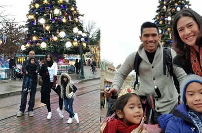 Berlibur ke Disneyland Paris, Nia Ramadhani Ketemu Dian Sastro