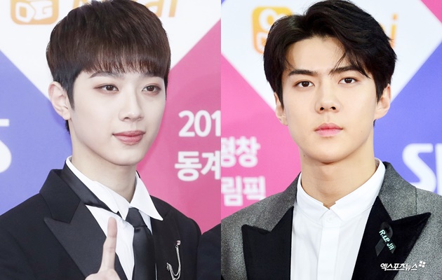 Fans Berat, Netter Geger Lihat Guanlin Dipeluk Sehun di Gayo Daejun