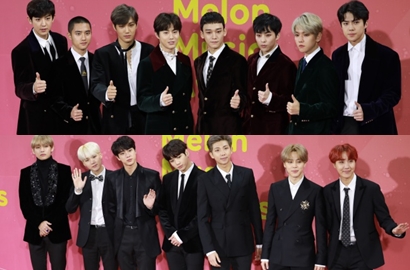 Ada BTS-EXO Cs, Siapa Grup Paling Dicari Via Naver Selama Ajang Penghargaan?