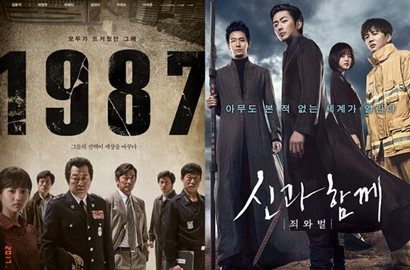 Akhirnya Dirilis, Begini Persaingan '1987' Kim Tae Ri dengan 'Along with Gods'