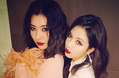 HyunA dan Sunmi Adu Seksi di Backstage MBC Gayo 2017, Ini Komentar Netter