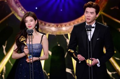 Suzy - Lee Jong Suk Menang Best Couple di SBS Drama Awards 2017, Ini Respon Netter