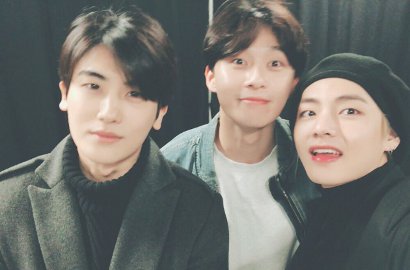 Park Seo Joon-Park Hyungsik Kumpul Bareng Rayakan Ultah V dan Unggah Foto Ini