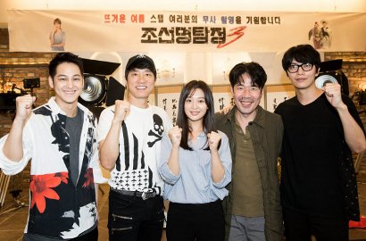 Jadi Kesatria dengan Panah dan Pedang, Kim Ji Won-Kim Bum Keren di Poster 'Detective K: 3'