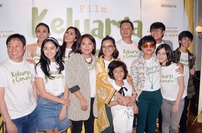 Ringgo-Nirina Zubir Tertantang Perankan Orangtua, Asri Coba Hal Baru di 'Keluarga Cemara'