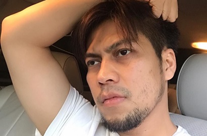 Sunu Fabian Kepergok Makan Bersama Istri dan Anak, Warna Rambutnya Curi Perhatian