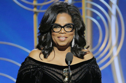 Menginspirasi, Oprah Winfrey Raih Perhargaan Khusus di Golden Globe Awards 2018