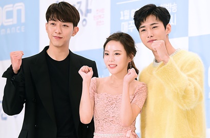 Lee Jung Shin dan Seo Ji Hoon Adu Ganteng di Jumpa Pers 'Longing Heart'