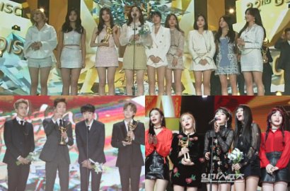 Menang Digital Bonsang, Twice-Winner dan Red Velvet Tampil Memukau di GDA 2018