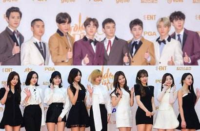 Selamat! EXO-Twice Menang Ceci Asia Icon Award di GDA 2018