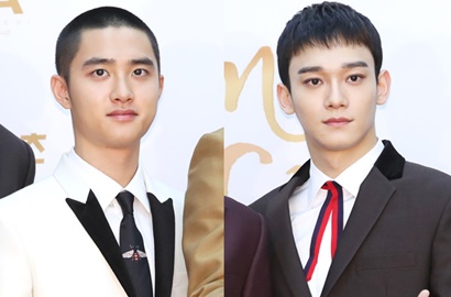 Elus Kepala Plontos D.O. di GDA 2018, Tingkah Chen EXO Bikin Fans Ngakak