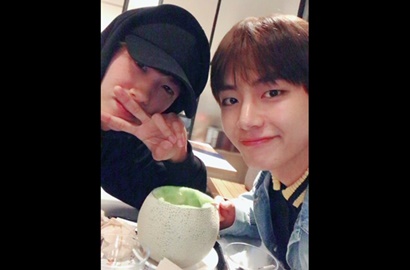 Ketemu Orang Terganteng Sedunia, Hyungsik Pamer Selca Bareng V BTS