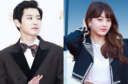 Netter Tangkap Momen Lucu Chanyeol EXO dan Jihyo Twice di GDA 2017