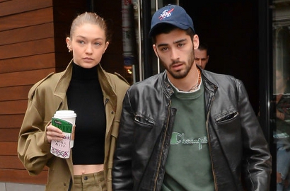 Zayn Malik Ulang Tahun, Gigi Hadid Beri Ciuman Mesra