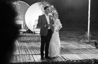 Nikah Sederhana dan Pakai Gaun Gombor, Istri Keenan Pearce Disindir Hamil Duluan