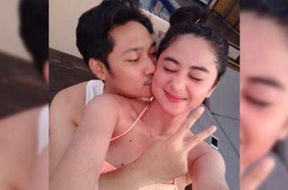 Dewi Persik Pamer Foto Ciuman Bibir Bareng Suami di Pantai, Netter Sebut Tak Tahu Malu