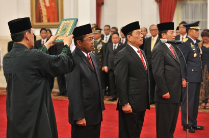 Beri Sambutan, Begini Pesan Presiden Jokowi ke Para Menteri Baru