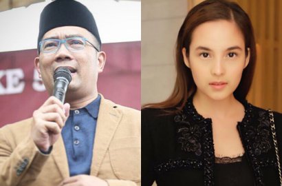 Beredar Foto Ridwan Kamil Menolak Disuapi Chelsea Islan, Netter Malah Ngakak