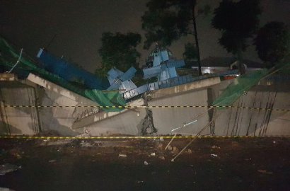 5 Pekerja Luka-luka Akibat Beton Jalur LRT Ambruk, Dirut Jakpro Buka Suara
